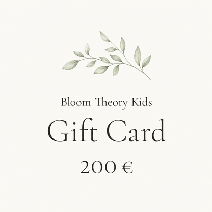 Bloom Theory Kids Gift Card – €200 value