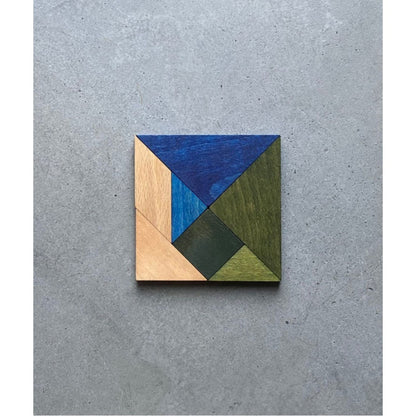 Wooden tangram puzzle for kids 2–4 years – Ocean
