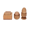 Wooden shape learning set for toddlers 12–24 months