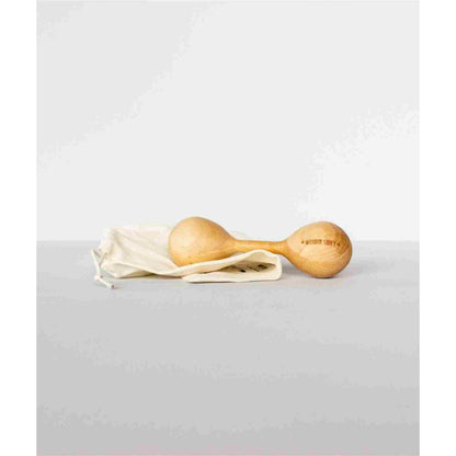Wooden baby rattle for newborns 0–12 months – Lark