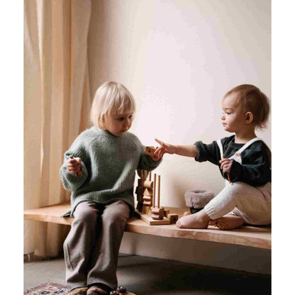 Wooden creative stacking puzzle for toddlers 12–24 months