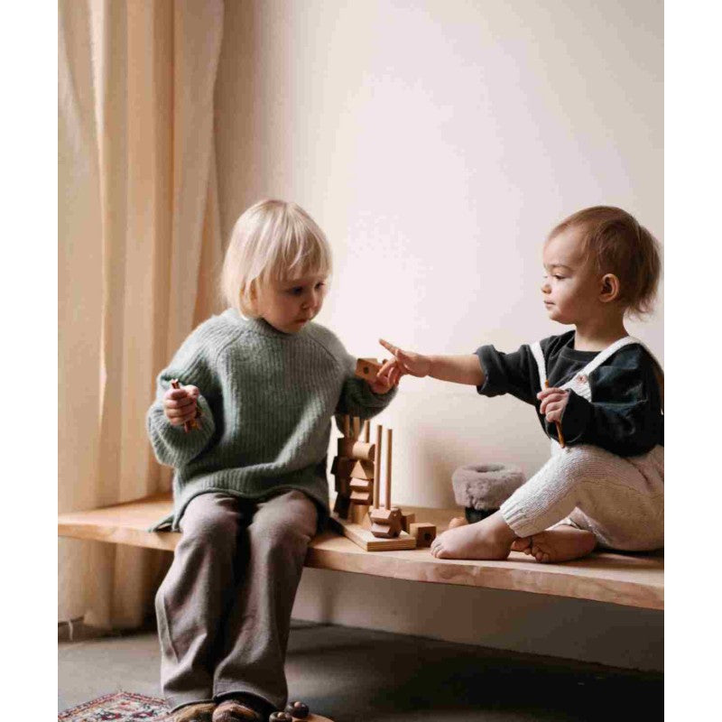 Wooden creative stacking puzzle for toddlers 12–24 months