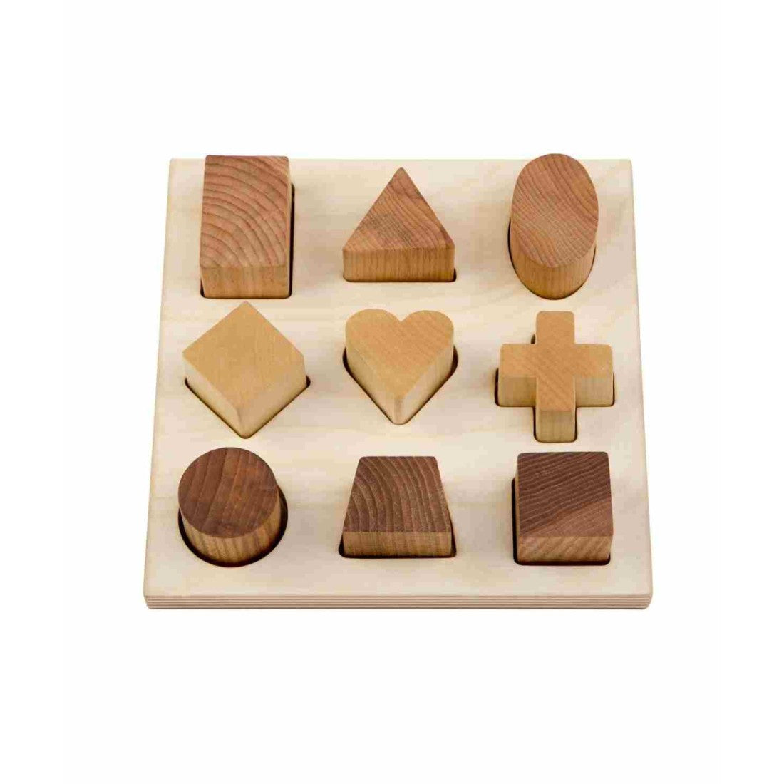 Wooden shape sorter toy for toddlers 12–24 months