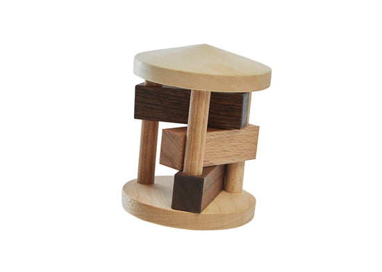 Wooden baby rattle for newborns 0–12 months – Fieldfare